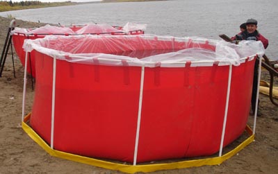 Резервуар каркасного типа КР