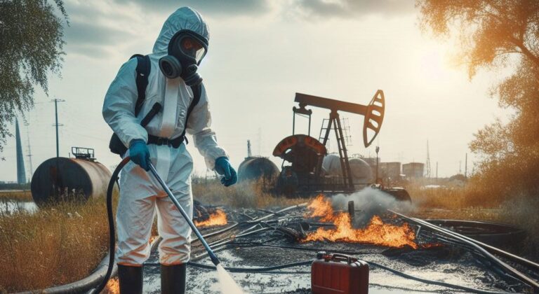 Термический метод ликвидации разливов нефти