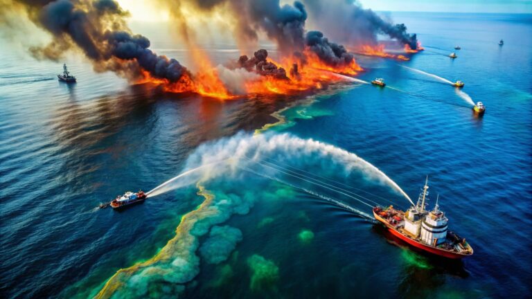 Применение диспергентов для быстрого реагирования на разливы нефти