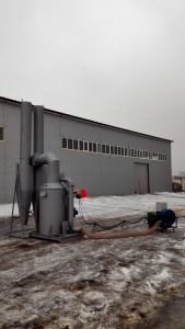 Установка Факел-1(г) с горелкой специального типа