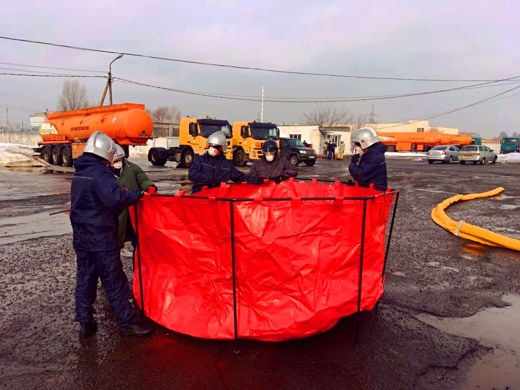 Оборудование и методы временного хранения нефтепродуктов и нефти